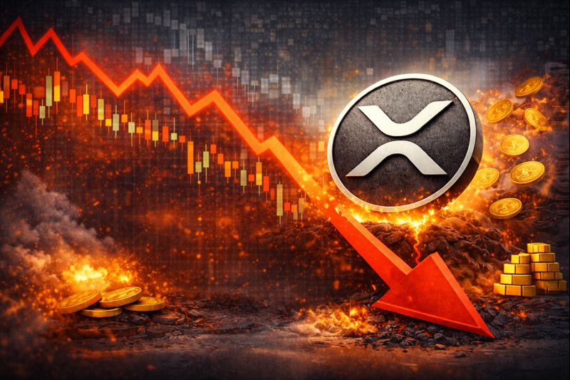XRP perde força após US$ 1,45 e mercado testa risco de queda abaixo de US$ 1,40