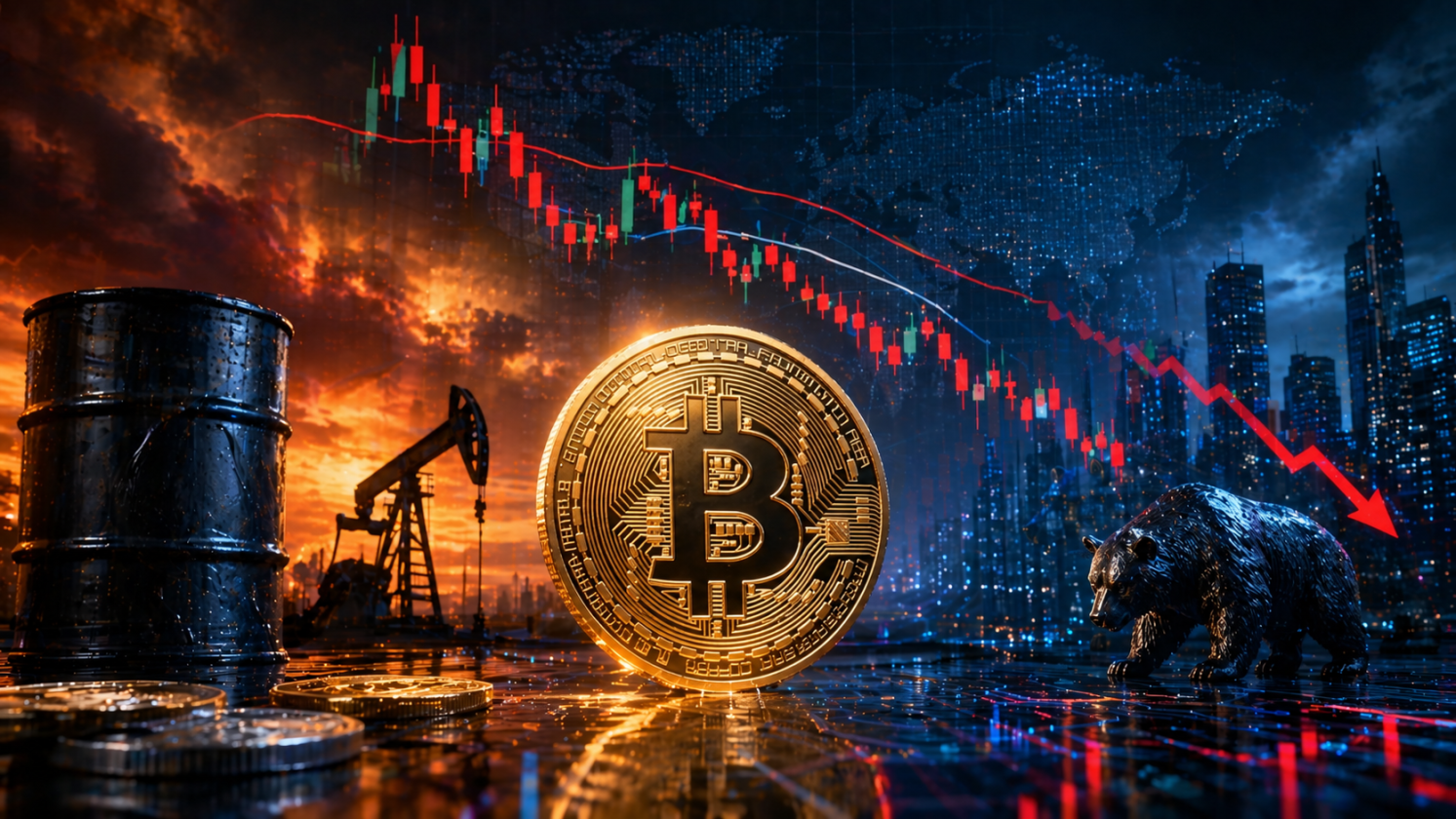 Bitcoin perde fôlego após tocar US$ 79,5 mil com petróleo no radar