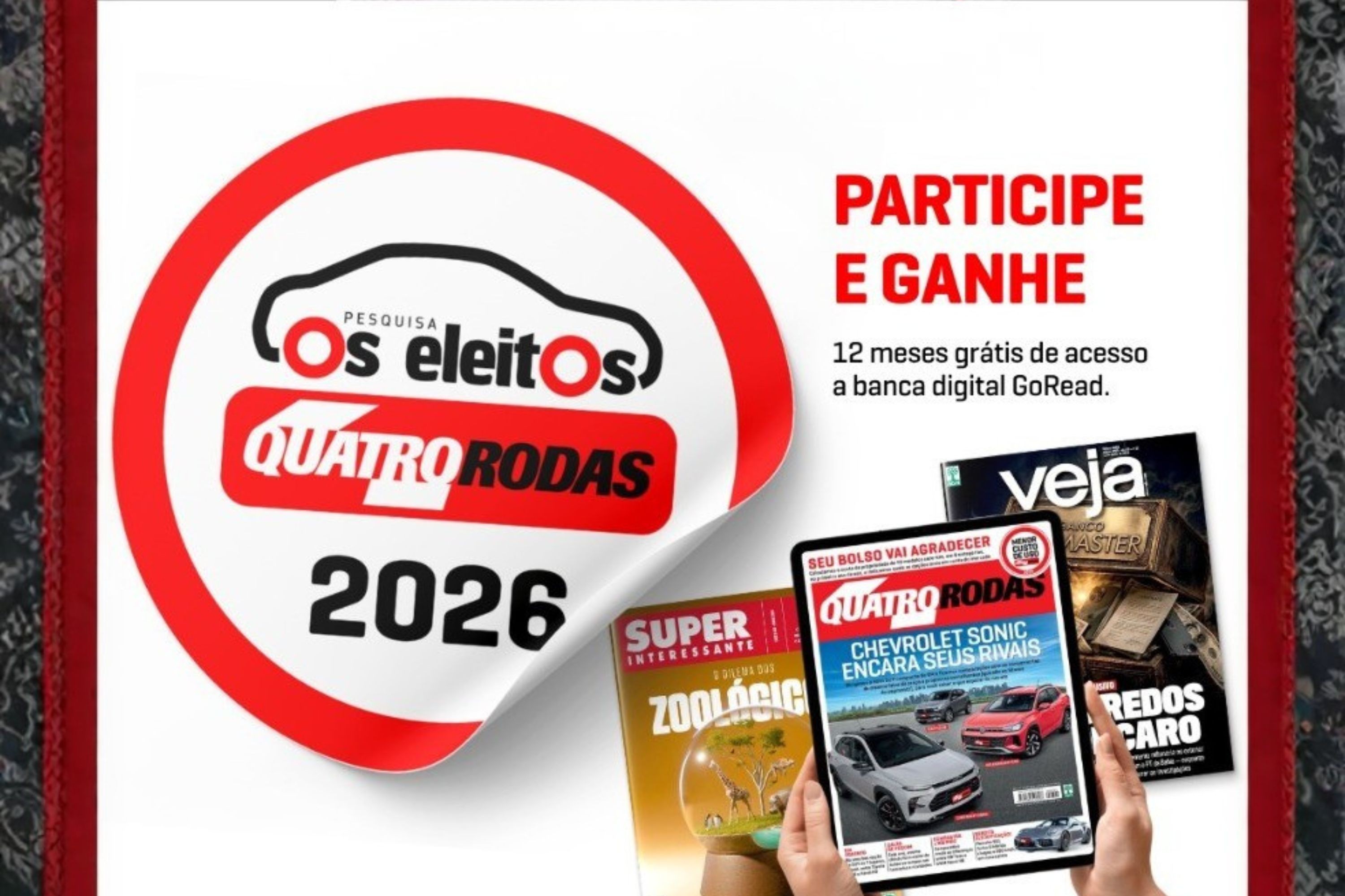 Os Eleitos 2026: conte sua experiência e concorra a uma assinatura