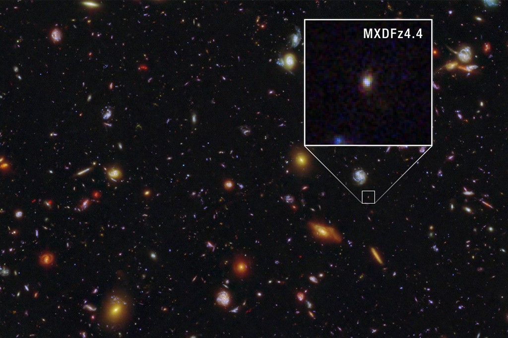 Hubble capta luz de galáxia primitiva que o Universo parecia esconder