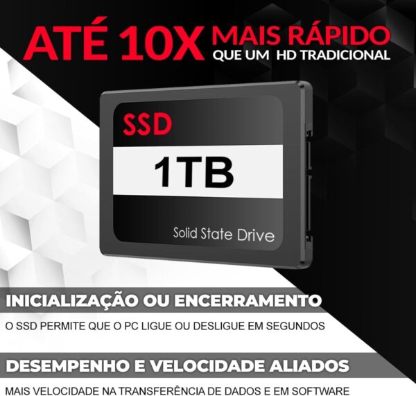 PC Gamer Intel Core i5 16GB SSD 1TB Placa de Vídeo RX 580 8GB 256 Bits Monitor 23" com Kit Gamer - Fonte 400W Real Strong Tech - Imagem 8