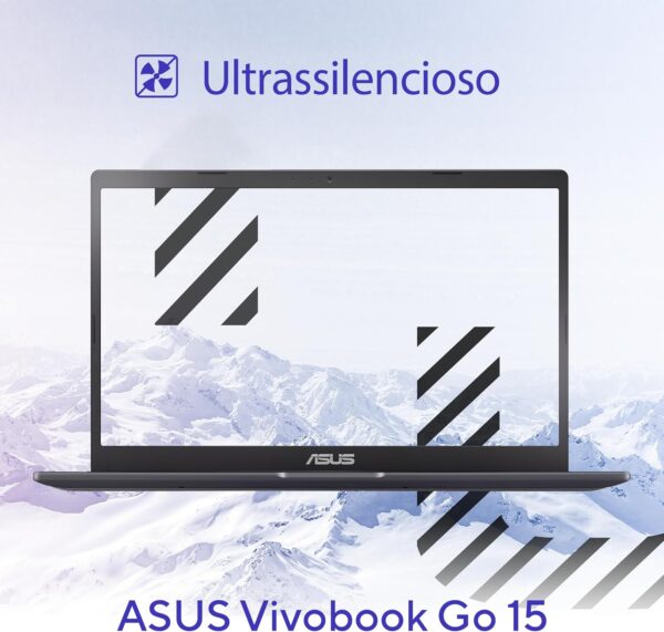 Notebook ASUS Vivobook GO 15, Intel Celeron Dual Core N4500, 4 GB, 128 GB SSD W11 Home, 15,60" LED, Star Black - E510KA-BR808WS - Imagem 4