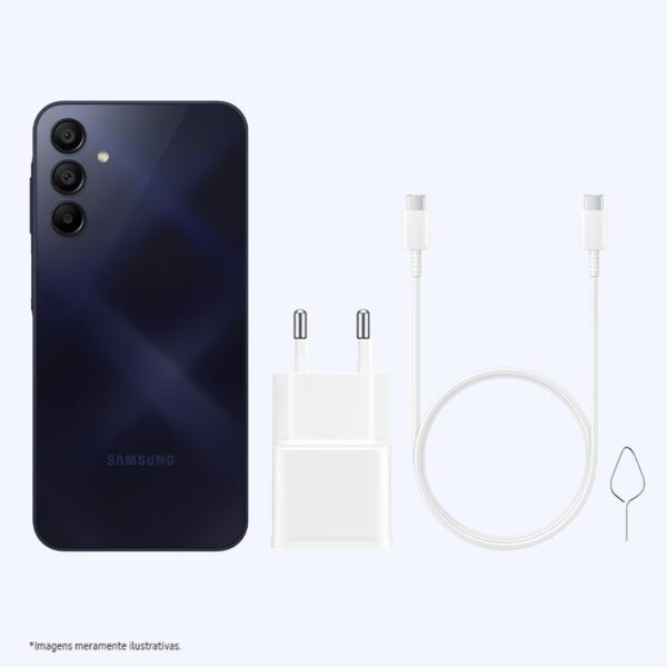 Smartphone Samsung Galaxy A15 4G 128GB - Azul Escuro - Imagem 4