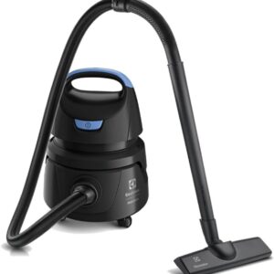 Aspirador água pó Electrolux compacto potente função sopro 1400W 12 L total 5 L util protetor termico AWD01