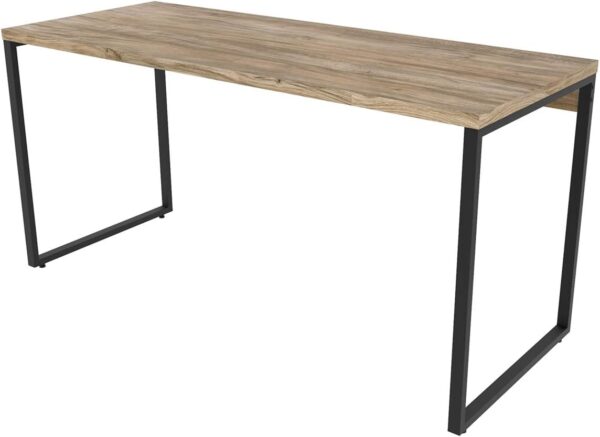 Mesa Escrivaninha Industrial 150cm Trevalla Kuadra ME150-E10 Carvalho - Imagem 21