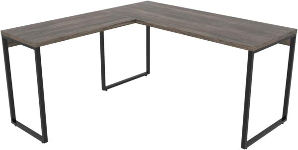 Mesa Escrivaninha Em L 2 Peças Trevalla Kuadra ML150 Carvalho - Imagem 22