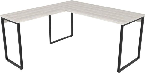 Mesa Escrivaninha Em L 2 Peças Trevalla Kuadra ML150 Carvalho - Imagem 10