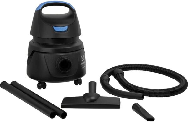 Aspirador água pó Electrolux compacto potente função sopro 1400W 12 L total 5 L util protetor termico AWD01 - Imagem 4