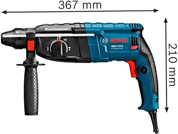 Bosch Martelete Perfurador GBH 2-24 D 820W com maleta - Imagem 3
