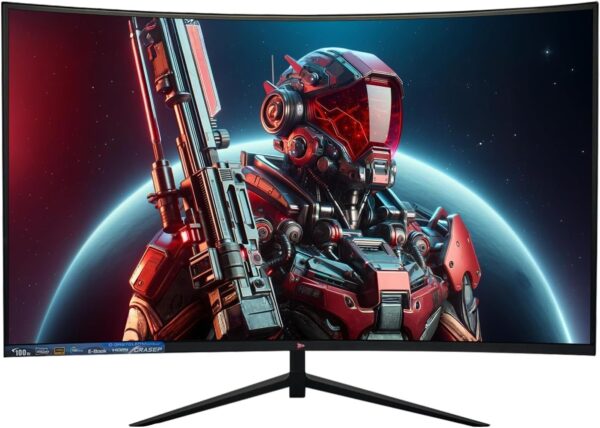 Monitor Curvo 27 Polegadas100Hz Full HD LED – Tela 1500R, 1MS, 98% sRGB, HDMI/VGA, Adaptive Sync, Ajuste de Inclinação e Filtro de Luz Azul para Jogos e Home Office (Polegadas, 27) - Imagem 8